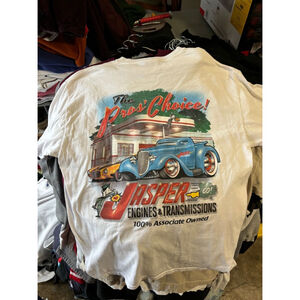 Men's White Jasper Engines T-Shirt - XL